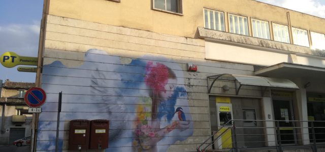 Sulmona, un murale per Fabrizia
