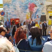 Presentato oggi a Sulmona il Murale in memoria di  Fabrizia di Lorenzo