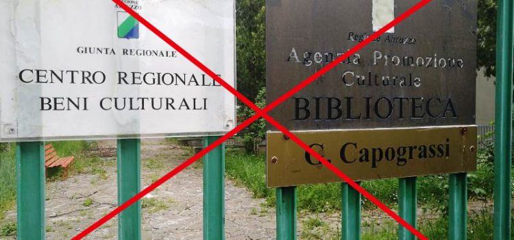 Prove di soppressione: APC e CRBC di Sulmona, le agenzie culturali a rischio “delocalizzazione”