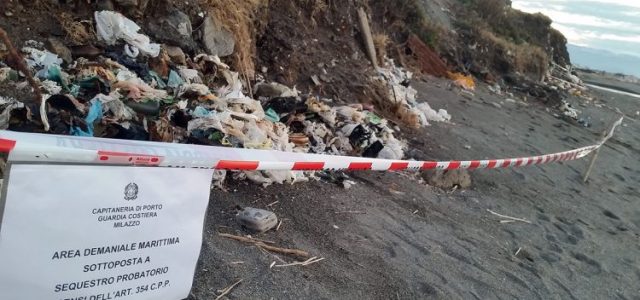 Milazzo: discarica abusiva sotto la spiaggia